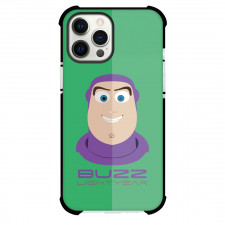 Toy Story Buzz Lightyear Phone Case For iPhone Samsung Galaxy Pixel OnePlus Vivo Xiaomi Asus Sony Motorola Nokia - Buzz Lightyear Portrait Illustration Art On Green Background