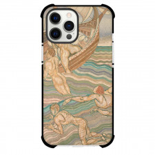 Tate Phone Case For iPhone Samsung Galaxy Pixel OnePlus Vivo Xiaomi Asus Sony Motorola Nokia - Tate Historic Bathers Wave Pattern Art Poster