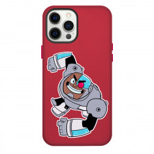 Teen Titans Go Cyborg Phone Case For iPhone Samsung Galaxy Pixel OnePlus Vivo Xiaomi Asus Sony Motorola Nokia - Cyborg Fighting Cartoon Art Sticker