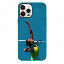 Aryna Sabalenka Phone Case For iPhone Samsung Galaxy Pixel OnePlus Vivo Xiaomi Asus Sony Motorola Nokia - Aryna Sabalenka Toss Serve Pose In Yellow Shirt