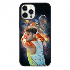 Carlos Alcaraz Phone Case For iPhone Samsung Galaxy Pixel OnePlus Vivo Xiaomi Asus Sony Motorola Nokia - Carlos Alcaraz Striking Side Portrat Poster