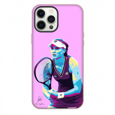 Elena Rybakina Phone Case For iPhone Samsung Galaxy Pixel OnePlus Vivo Xiaomi Asus Sony Motorola Nokia - Elena Rybakina Playing Stance Portrait Wpap