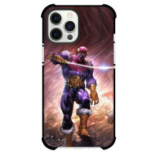 Thunderbolts Helmut Zero Phone Case For iPhone and Samsung Galaxy Devices - Helmut Zero Fighting Pose Illustration