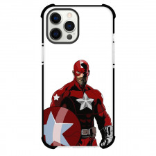 Thunderbolts Red Guardian Phone Case For iPhone and Samsung Galaxy Devices - Red Guardian Portrait White Background