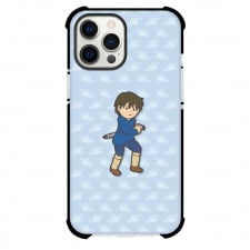 Tales of Earthsea Arren Phone Case For iPhone Samsung Galaxy Pixel OnePlus Vivo Xiaomi Asus Sony Motorola Nokia - Arren Chibi Art On Dragon Pattern Art Background