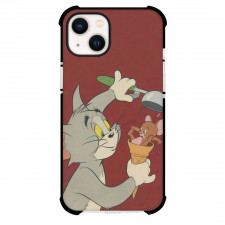 Tom and Jerry Phone Case For iPhone Samsung Galaxy Pixel OnePlus Vivo Xiaomi Asus Sony Motorola Nokia - Tom And Jerry 1980 Comics Poster Scooping