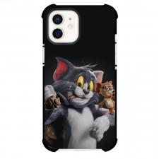 Tom and Jerry Phone Case For iPhone Samsung Galaxy Pixel OnePlus Vivo Xiaomi Asus Sony Motorola Nokia - Tom and Jerry 3D Art Black Background