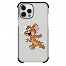 Tom And Jerry Jerry Phone Case For iPhone Samsung Galaxy Pixel OnePlus Vivo Xiaomi Asus Sony Motorola Nokia - Jerry Cheerful Cartoon Art Sticker
