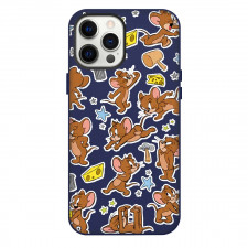 Tom And Jerry Jerry Phone Case For iPhone Samsung Galaxy Pixel OnePlus Vivo Xiaomi Asus Sony Motorola Nokia - Jerry Expressions Vector Art Collage Sticker