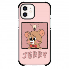 Tom and Jerry Jerry Phone Case For iPhone Samsung Galaxy Pixel OnePlus Vivo Xiaomi Asus Sony Motorola Nokia - Jerry Having an Idea Bulb Cute Art