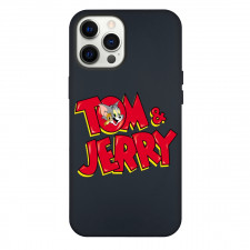 Tom and Jerry Phone Case For iPhone Samsung Galaxy Pixel OnePlus Vivo Xiaomi Asus Sony Motorola Nokia - Tom and Jerry Logo Faces inside Letter O