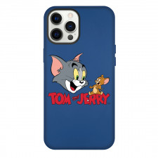 Tom and Jerry Phone Case For iPhone Samsung Galaxy Pixel OnePlus Vivo Xiaomi Asus Sony Motorola Nokia - Tom and Jerry Logo Facing Each Other