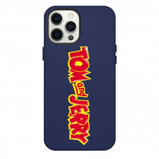 Tom and Jerry Phone Case For iPhone Samsung Galaxy Pixel OnePlus Vivo Xiaomi Asus Sony Motorola Nokia - Tom and Jerry Logo in Red Font and Yellow Highlight