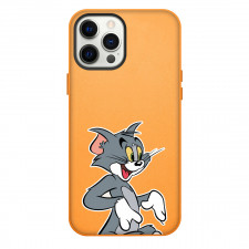 Tom And Jerry Tom Phone Case For iPhone Samsung Galaxy Pixel OnePlus Vivo Xiaomi Asus Sony Motorola Nokia - Tom Cheerful Cartoon Art Sticker