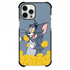 Tom and Jerry Tom Phone Case For iPhone Samsung Galaxy Pixel OnePlus Vivo Xiaomi Asus Sony Motorola Nokia - Tom Rich with Gold Coins