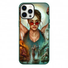 Tomb Raider Phone Case For iPhone Samsung Galaxy Pixel OnePlus Vivo Xiaomi Asus Sony Motorola Nokia - Lara Avatar Sunglasses Illustration Art