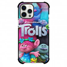 Trolls Phone Case For iPhone and Samsung Galaxy Devices - Characters Happy Poster