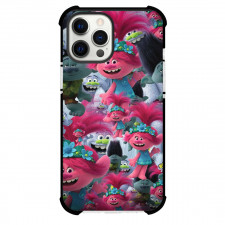 Trolls Phone Case For iPhone and Samsung Galaxy Devices - Poppy Branch And Diamond Collage