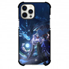 Tsukimichi Moonlit Fantasy Phone Case For iPhone Samsung Galaxy Pixel OnePlus Vivo Xiaomi Asus Sony Motorola Nokia - Tsukimichi Moonlit Fantasy Cover with Dragon and Glowing Moon Poster