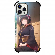 Tsukimichi Moonlit Fantasy Mio Phone Case For iPhone Samsung Galaxy Pixel OnePlus Vivo Xiaomi Asus Sony Motorola Nokia - Mio Sitting Calmly On A Wooden Bench Art