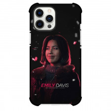 Until Dawn Emily Davis Phone Case For iPhone Samsung Galaxy Pixel OnePlus Vivo Xiaomi Asus Sony Motorola Nokia - Emily Davis Character Pink Shadows Portrait