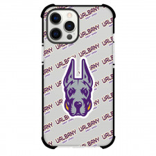 Albany Great Danes Phone Case For iPhone and Samsung Galaxy Devices - University at Albany, SUNY Great Danes College Football Medley Monogram Wordmark