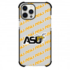 Alabama State Hornets Phone Case For iPhone and Samsung Galaxy Devices - Alabama State University Hornets College Football Medley Monogram Wordmark