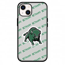 Bethany College Bison Phone Case For iPhone and Samsung Galaxy Devices - Bethany College Bison College Football Medley Monogram Wordmark