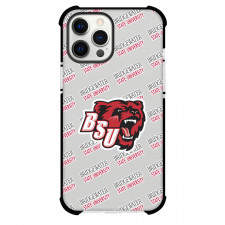 Bridgewater State University Bears Phone Case For iPhone and Samsung Galaxy Devices - Bridgewater State University Bears College Football Medley Monogram Wordmark
