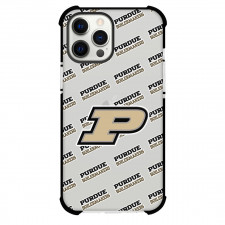 Purdue Boilermakers Phone Case For iPhone and Samsung Galaxy Devices - Purdue Boilermakers College Football Medley Monogram Wordmark