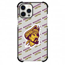 Central State University Marauders Phone Case For iPhone and Samsung Galaxy Devices - Central State University Marauders College Football Medley Monogram Wordmark