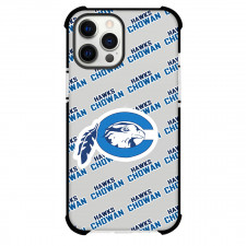 Chowan University Hawks Phone Case For iPhone and Samsung Galaxy Devices - Chowan University Hawks College Football Medley Monogram Wordmark