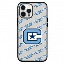 The Citadel Bulldogs Phone Case For iPhone and Samsung Galaxy Devices - The Citadel, The Military College of South Carolina Bulldogs College Football Medley Monogram Wordmark