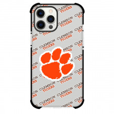 Clemson Tigers Phone Case For iPhone and Samsung Galaxy Devices - Clemson Tigers College Football Medley Monogram Wordmark