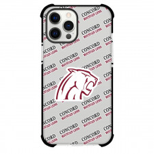 Concord University Mountain Lions Phone Case For iPhone and Samsung Galaxy Devices - Concord University Mountain Lions College Football Medley Monogram Wordmark