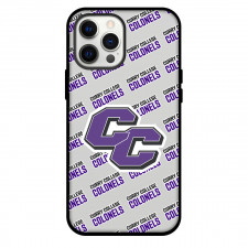 Curry College Colonels Phone Case For iPhone and Samsung Galaxy Devices - Curry College Colonels College Football Medley Monogram Wordmark