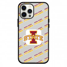Iowa State Cyclones Phone Case For iPhone and Samsung Galaxy Devices - Iowa State Cyclones College Football Medley Monogram Wordmark