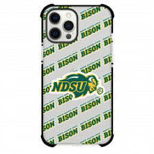 North Dakota State Bison Phone Case For iPhone and Samsung Galaxy Devices - North Dakota State University Bison College Football Medley Monogram Wordmark