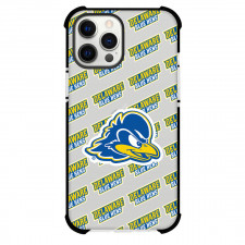 Delaware Fightin' Blue Hens Phone Case For iPhone and Samsung Galaxy Devices - University of Delaware Fightin' Blue Hens College Football Medley Monogram Wordmark