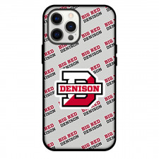 Denison University Big Red Phone Case For iPhone and Samsung Galaxy Devices - Denison University Big Red College Football Medley Monogram Wordmark