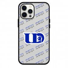 Dubuque University Spartans Phone Case For iPhone and Samsung Galaxy Devices - Dubuque University Spartans College Football Medley Monogram Wordmark