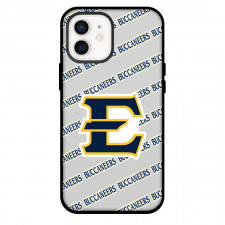 East Tennessee State Buccaneers Phone Case For iPhone and Samsung Galaxy Devices - East Tennessee State University Buccaneers College Football Medley Monogram Wordmark
