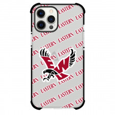 Eastern Washington Eagles Phone Case For iPhone and Samsung Galaxy Devices - Eastern Washington University Eagles College Football Medley Monogram Wordmark