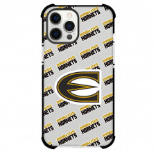 Emporia State University Hornets Phone Case For iPhone and Samsung Galaxy Devices - Emporia State University Hornets College Football Medley Monogram Wordmark