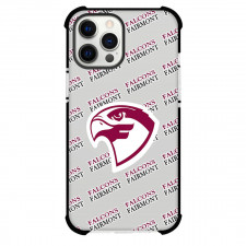 Fairmont State University Falcons Phone Case For iPhone and Samsung Galaxy Devices - Fairmont State University Falcons College Football Medley Monogram Wordmark
