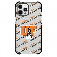 University of Findlay Oilers Phone Case For iPhone and Samsung Galaxy Devices - University of Findlay Oilers College Football Medley Monogram Wordmark