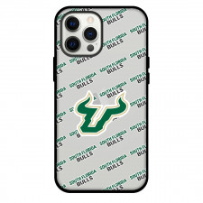 South Florida Bulls Phone Case For iPhone and Samsung Galaxy Devices - South Florida Bulls College Football Medley Monogram Wordmark