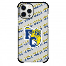 Franklin College Grizzlies Phone Case For iPhone and Samsung Galaxy Devices - Franklin College Grizzlies College Football Medley Monogram Wordmark