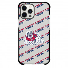 Fresno State Bulldogs Phone Case For iPhone and Samsung Galaxy Devices - Fresno State Bulldogs College Football Medley Monogram Wordmark