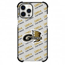 Geneva College Golden Tornadoes Phone Case For iPhone and Samsung Galaxy Devices - Geneva College Golden Tornadoes College Football Medley Monogram Wordmark